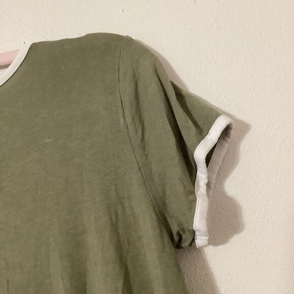 Forever 21 Olive Green Lightweight Slouchy Stretch Romper Small - Picture 11 of 14